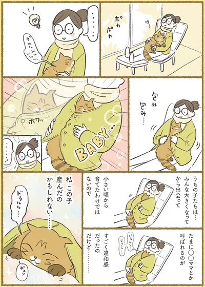 『犬猫３匹、撫でても撫でても手が足りない』より