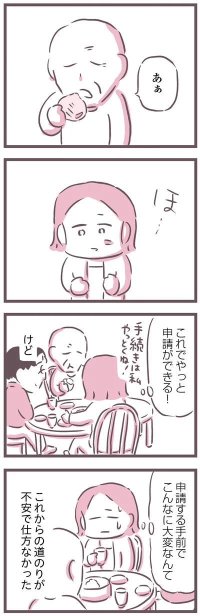 やっと申請ができる！