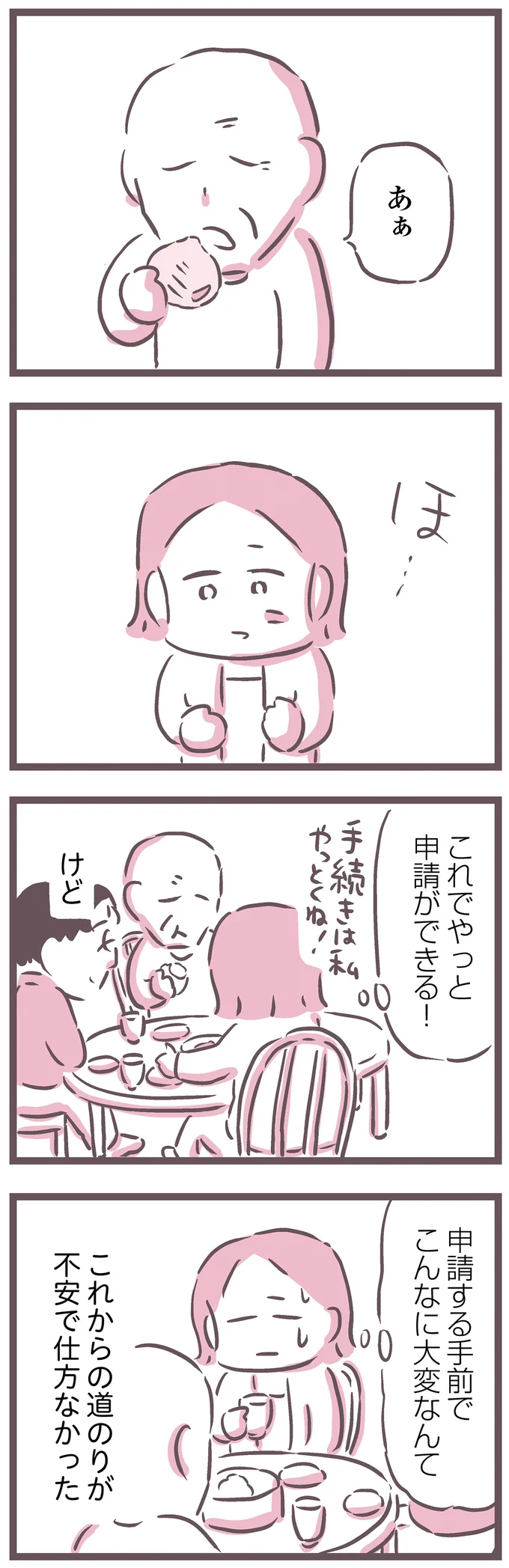 やっと申請ができる！