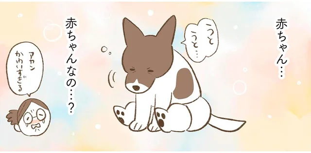 「赤ちゃんなの？」じんわりと温かい犬の手に、祖母がひと言