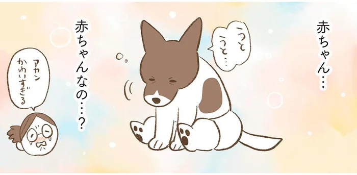 「赤ちゃんなの？」じんわりと温かい犬の手に、祖母がひと言