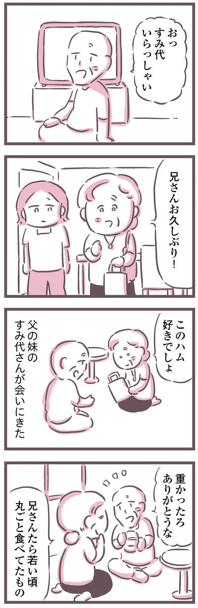 父の妹が会いにきた