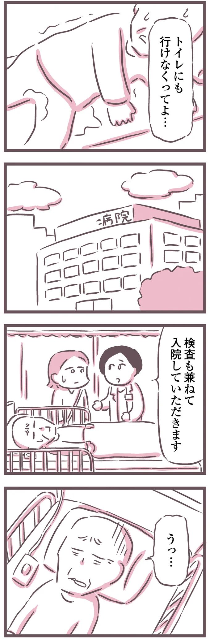 検査も兼ねて入院していただきます