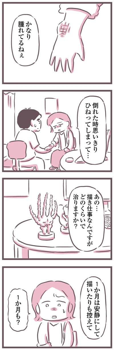 1か月は安静にして