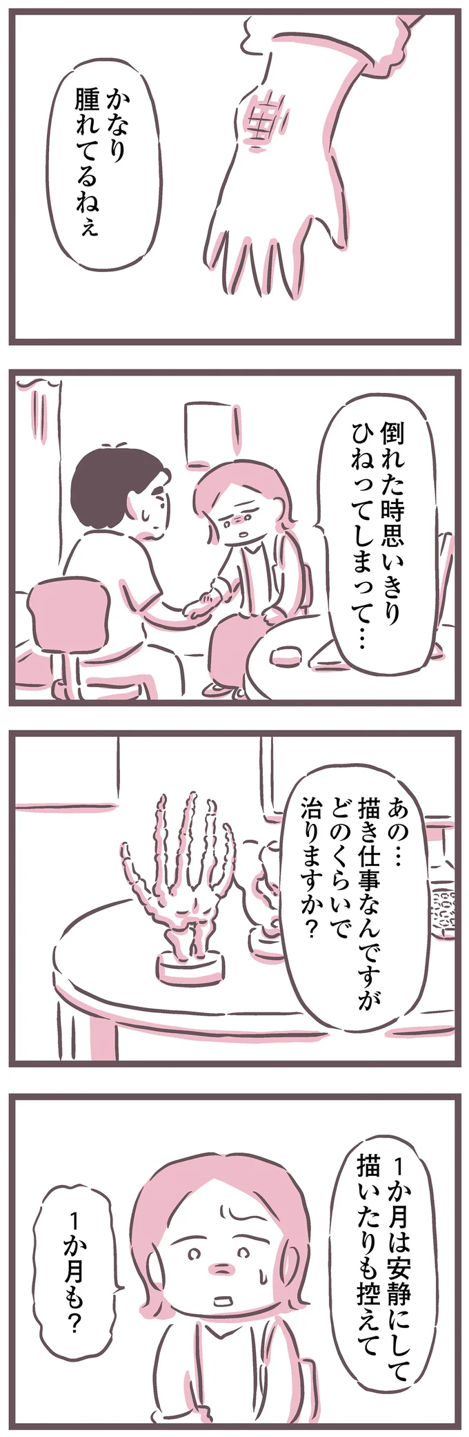 1か月は安静にして