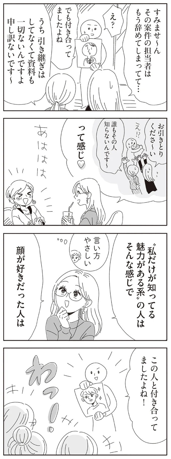 顔が好きだった人は