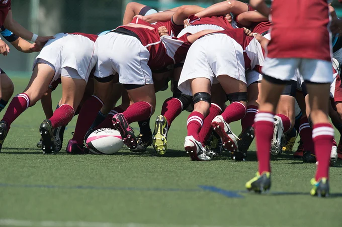 まるでラグビー選手！？