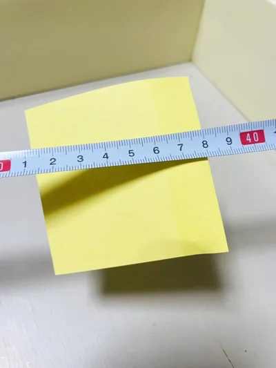 引き出しの内側の正確な長さが分かる（▶次へ）