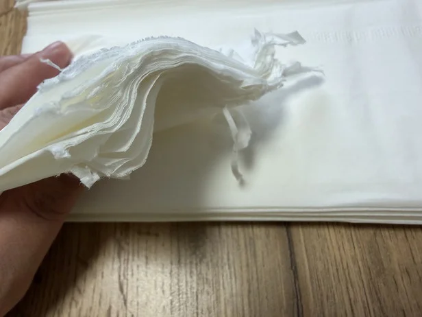 包丁だとうまく切れなかったので、ハサミが良さそう…（▶次へ）