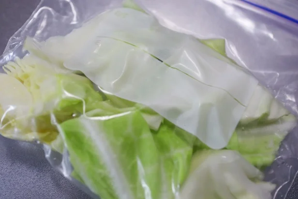 真空保存で野菜を新鮮に