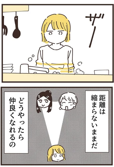 距離は縮まらないままだ