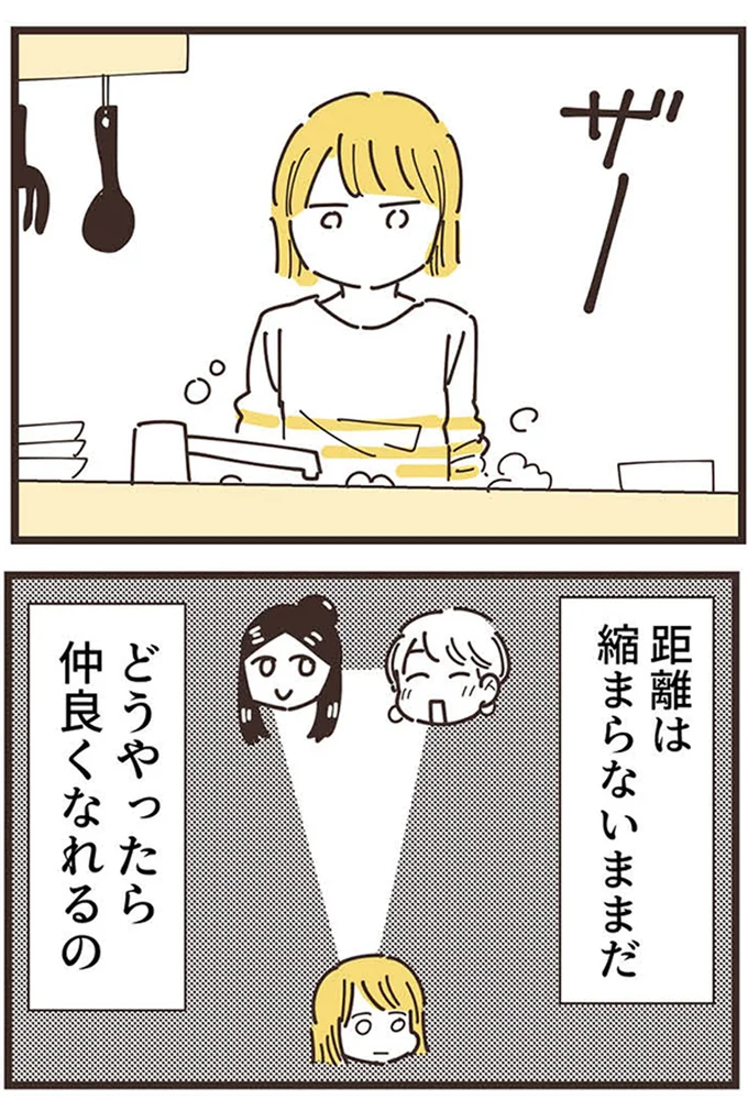 距離は縮まらないままだ