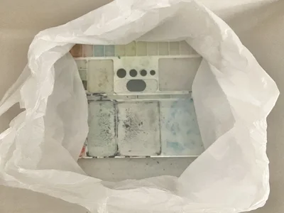絵具が溶けたら…（▶次へ）