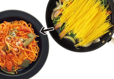 えっ、麺と具を一度に調理！？　 フライパン１つで作るスピードパスタ3選