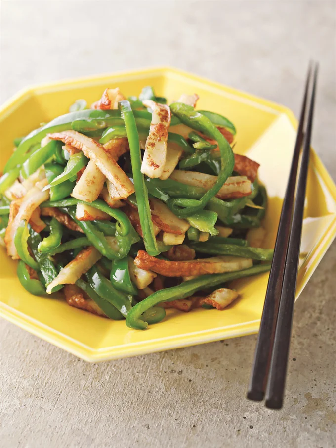 ちくわのうまみで本家顔負けの一品に「ちくわチンジャオ」