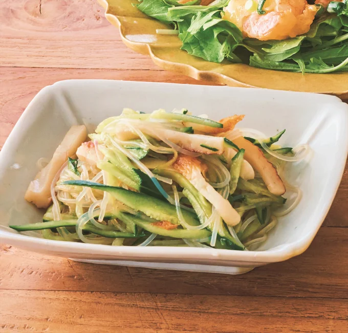 つるつるとしたのどごしが心地いい「はるさめサラダ」