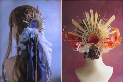 髪飾り▶動きを感じるアクセサリー（⇒次へ）