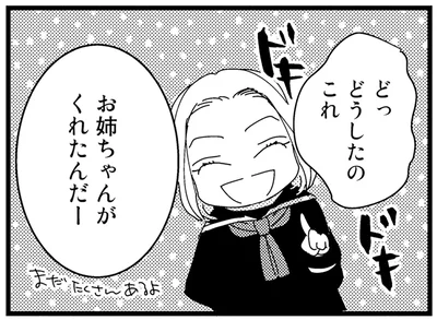 お姉ちゃんがくれたんだー