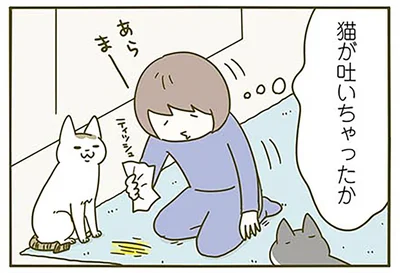 吐いちゃったかな？