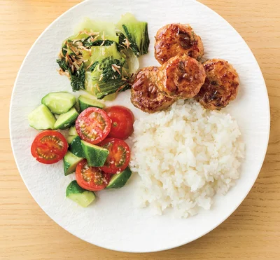 ねぎとりたれつくねプレート