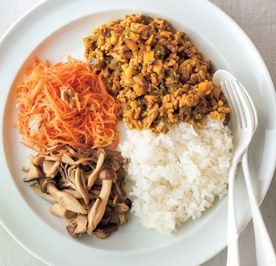 たっぷり野菜のキーマカレープレート