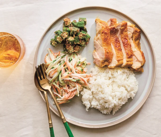 低カロリーでも大満足の3品！「タンドリーチキンプレート」【まる式ダイエット】