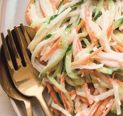 シャキシャキみそマヨサラダ