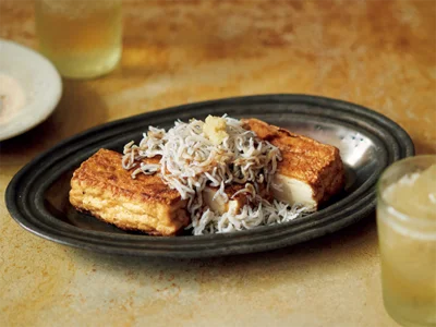 「ガリガリ焼き厚揚げ」