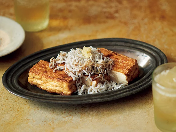 「ガリガリ焼き厚揚げ」