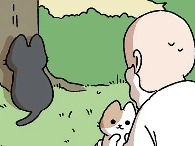 【カインとアベルなねこ】神様に捧げ物をした兄弟ねこ。けれど、兄ねこが拗ねる出来事が