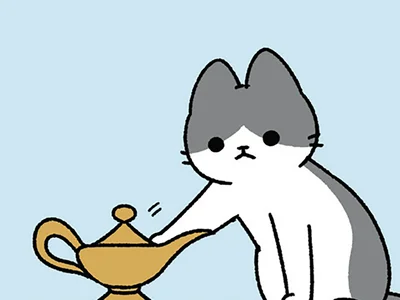 ランプをいじいじ