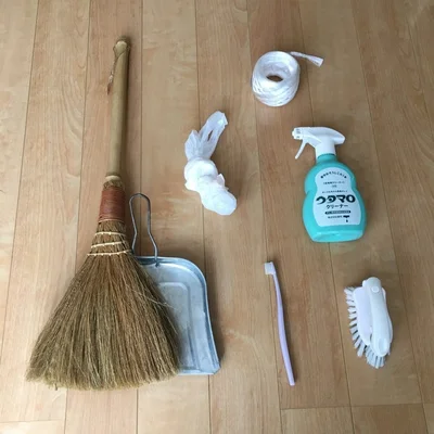 ベランダ掃除で準備したもの