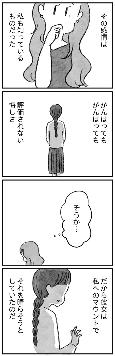 評価されない悔しさ