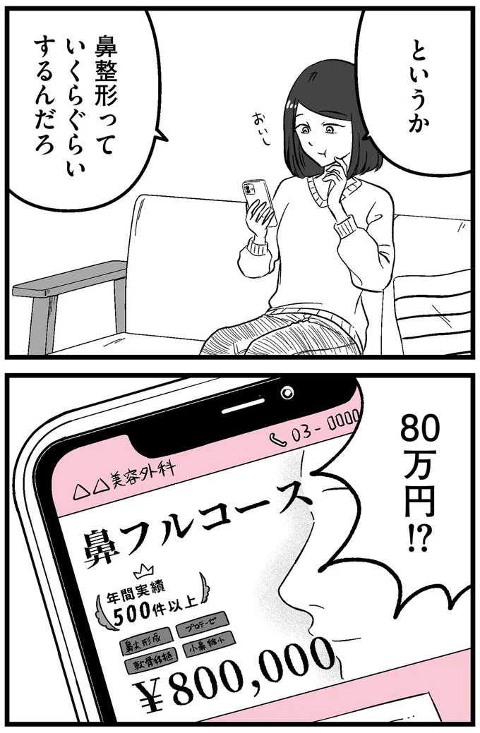 鼻整形っていくらぐらいするんだろ
