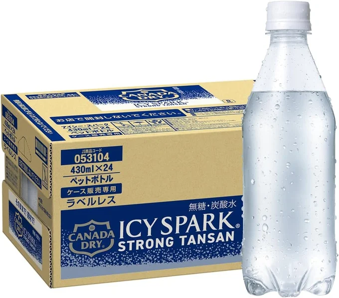 【強炭酸】アイシー・スパーク from カナダドライ 430mlPET ×24本