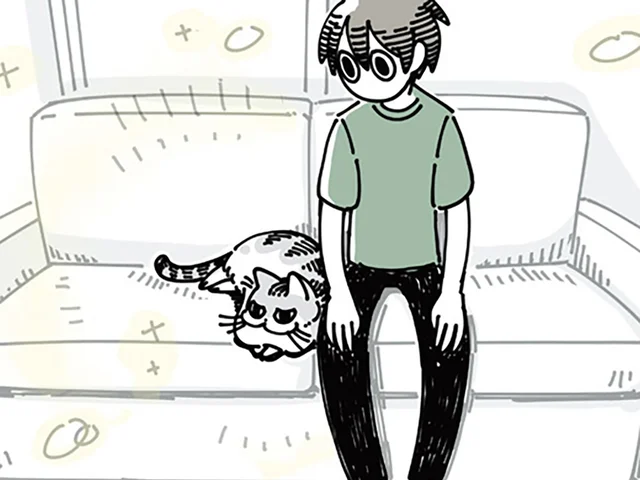 猫が隣に来てくれて嬉しい。でも飼い主から行くとうまくいかなくて