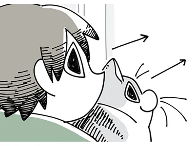 目線を合わせてみると…