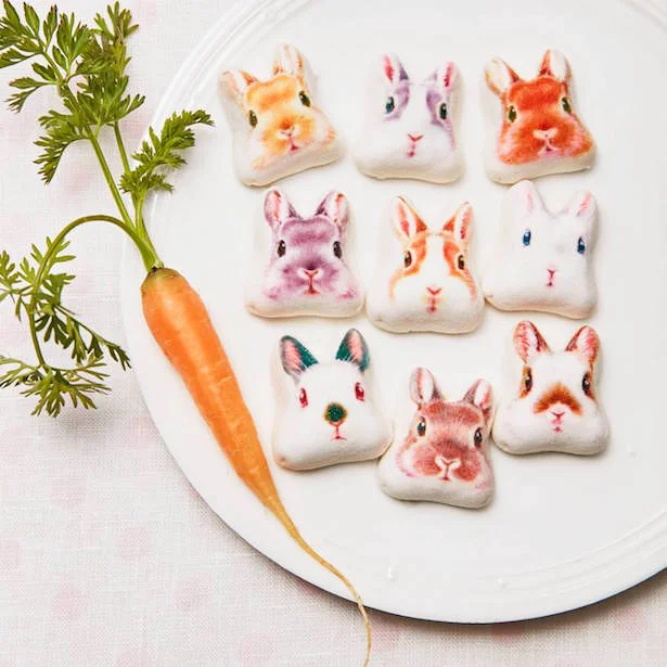「食べられないかわいさ ミ二和風マシュマロ うさぎほうずい〈チョコ餡(あん)〉」