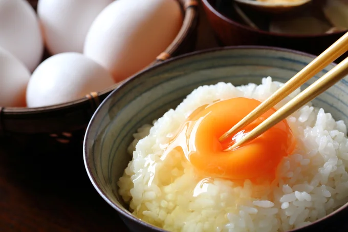 【写真】醤油の代わりに煎り酒を使った卵かけごはんは上品な味わい