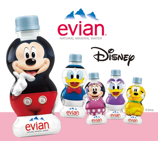 全部揃えずにはいられない!? ディズニーキャラがかわいいエビアンボトルに
