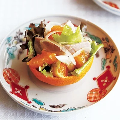 【関連レシピ】ハムとかんきつのカップサラダ