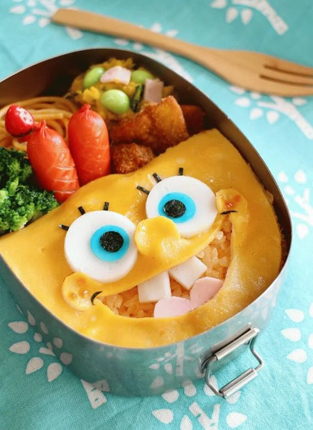 寒～い季節も元気な「スポンジボブごはん」でがんばろう！【キャラ弁】
