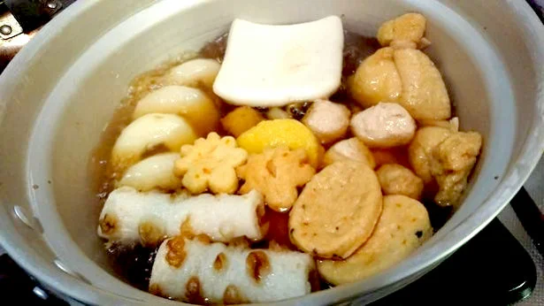 大根がちょっと不思議な形をしているだけで、見た目は普通のおでん。しかし味は、超上品!