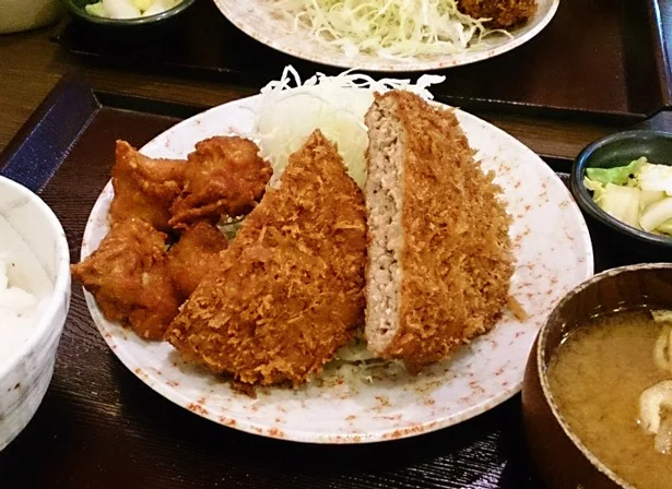唐揚げメンチカツ定食から“メンチかつ”だけ抜いて注文するのはあり?