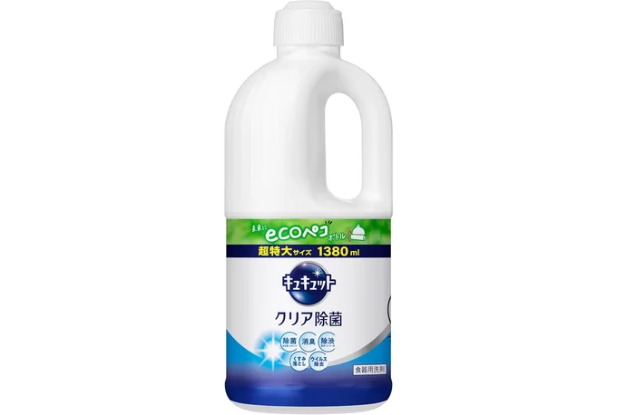 キュキュット クリア除菌 食器用洗剤 詰替え用【大容量】