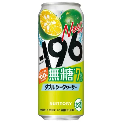 ‎サントリー -196無糖 ダブルシークヮーサー 500ml 24本