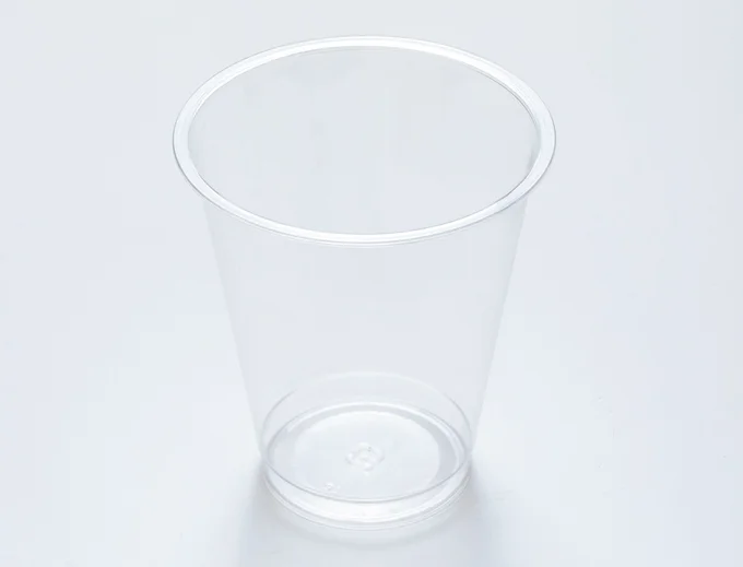 あると便利な道具。透けて見える透明カップ。