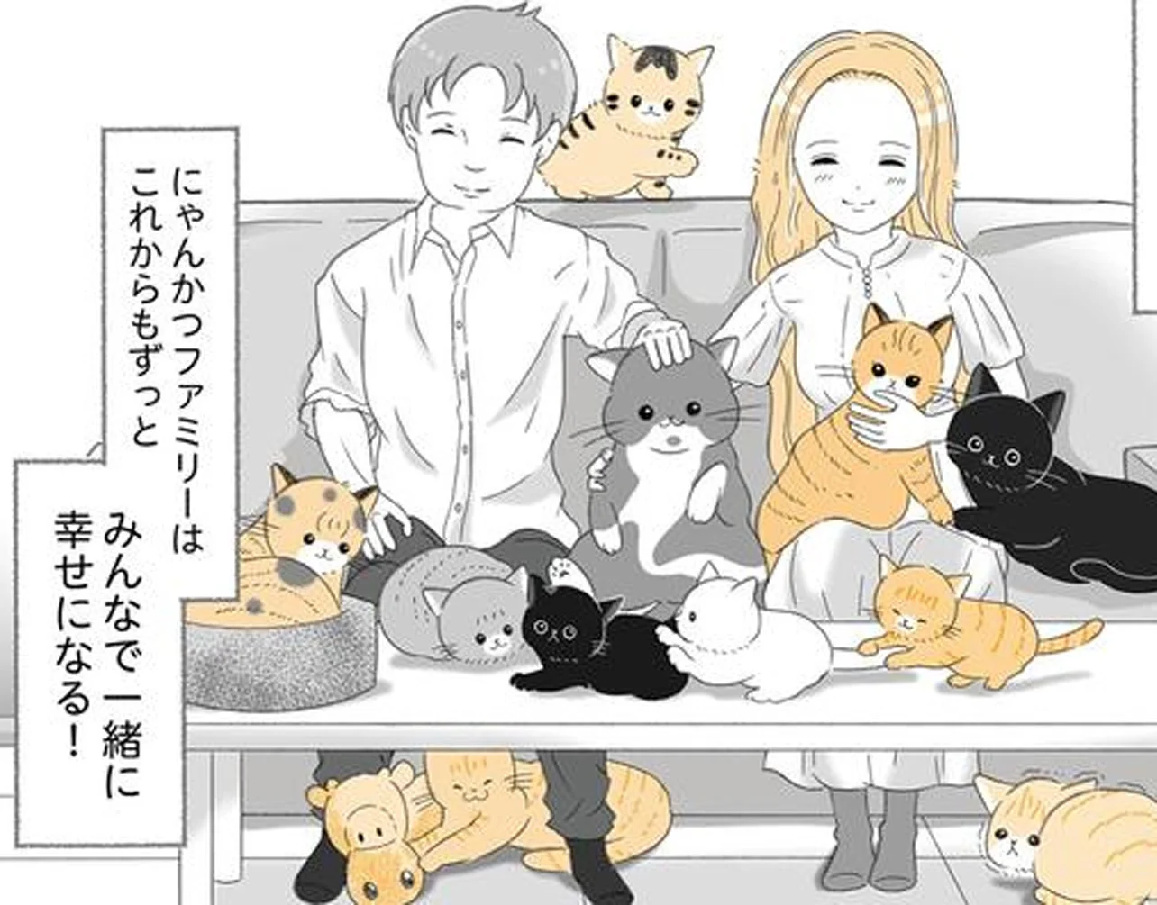 にゃんかつ 11匹と2人の暮らし - レタスクラブ