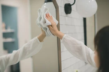 ここがピカピカだと「キレイ感」がぐんとアップ！ 洗面所の鏡の掃除法