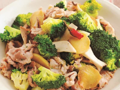 【指定野菜で話題！】ブロッコリー×豚肉のガッツリおかず「トマト煮」＆「しょうが炒め」